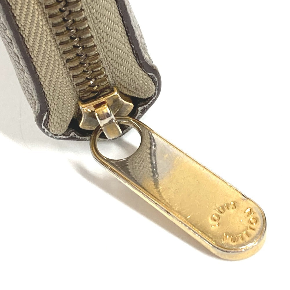 LOUIS VUITTON M93028 Suhali Zippy Wallet Long Wallet Round Zipper Suhali Leather Unisex Véronne Grey