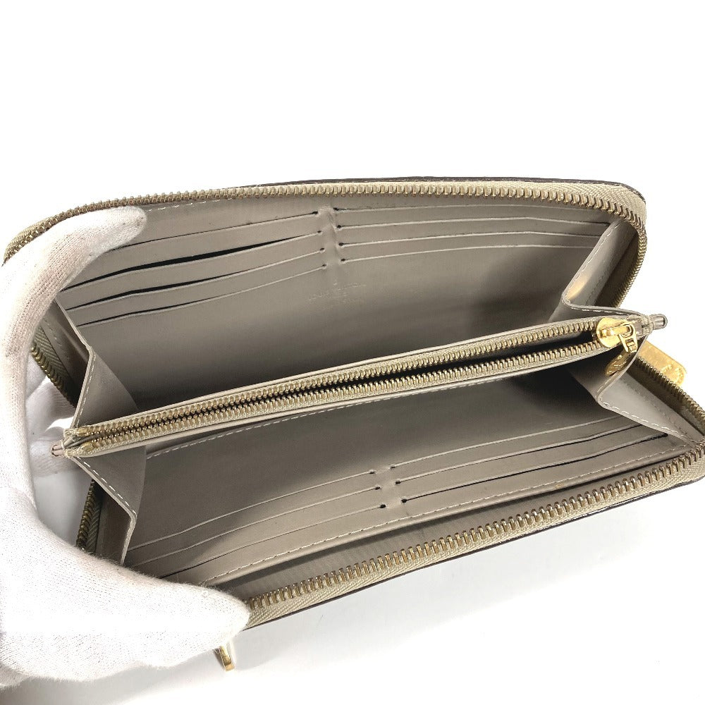 LOUIS VUITTON M93028 Suhali Zippy Wallet Long Wallet Round Zipper Suhali Leather Unisex Véronne Grey