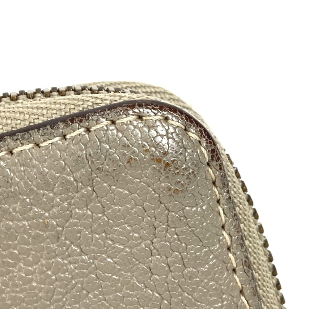 LOUIS VUITTON M93028 Suhali Zippy Wallet Long Wallet Round Zipper Suhali Leather Unisex Véronne Grey