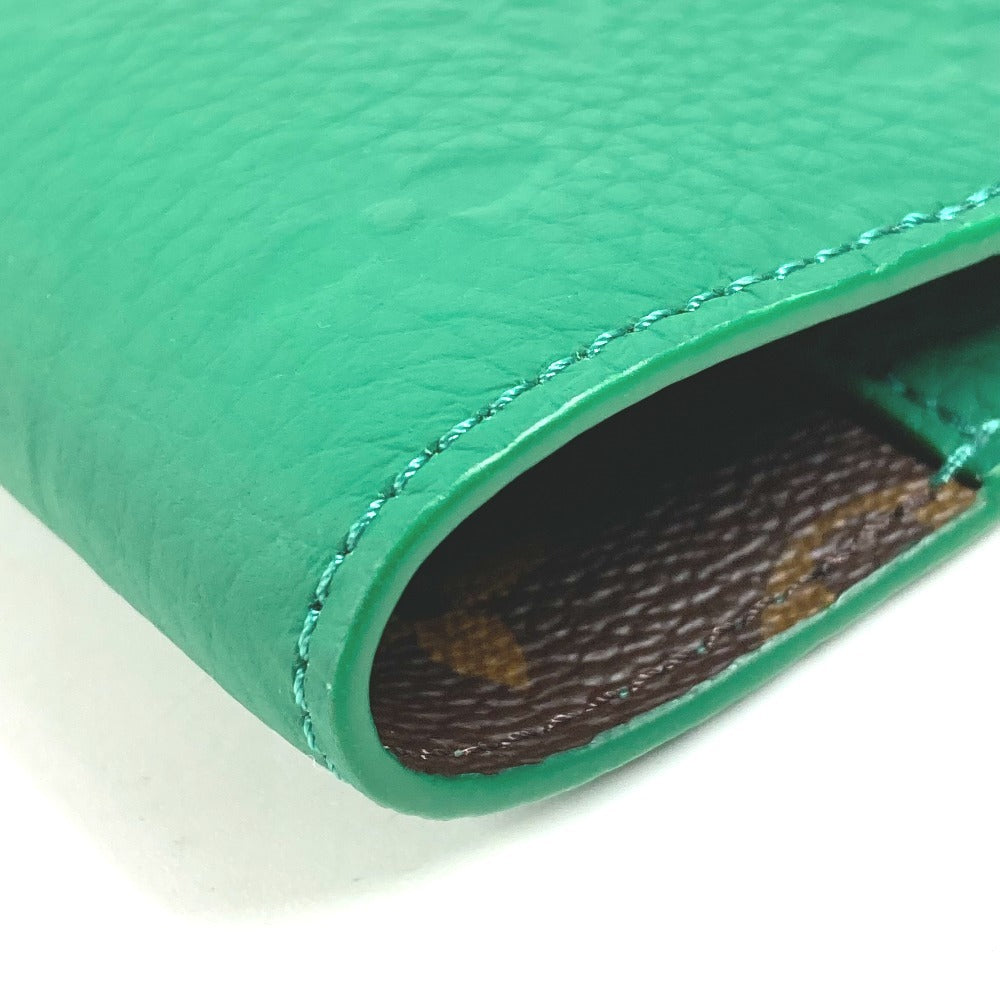 LOUIS VUITTON GI1084 モノグラム トリヨン ノートブックカバーPM・エミリー ステーショナリー 本 ブックカバー 手帳カバー ノートカバー トリヨンレザー ユニセックス グリーン