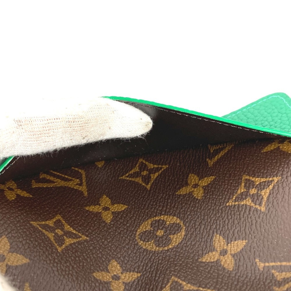 LOUIS VUITTON GI1084 モノグラム トリヨン ノートブックカバーPM・エミリー ステーショナリー 本 ブックカバー 手帳カバー ノートカバー トリヨンレザー ユニセックス グリーン