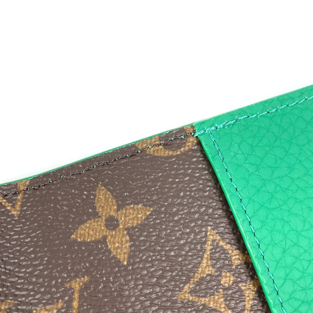 LOUIS VUITTON GI1084 モノグラム トリヨン ノートブックカバーPM・エミリー ステーショナリー 本 ブックカバー 手帳カバー ノートカバー トリヨンレザー ユニセックス グリーン