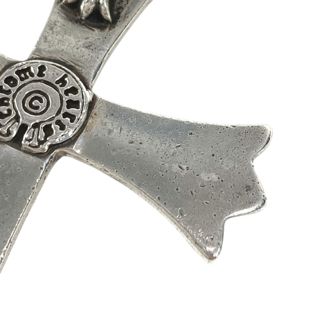 CHROME HEARTS CROSS LARGE CH クロス ラージ チョーカー ペンダント 革紐 アクセサリー ジュエリー ネックレス SV925 ユニセックス シルバー