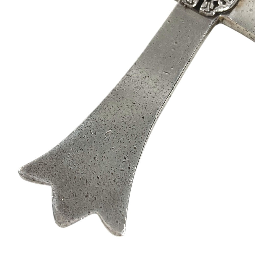 CHROME HEARTS CROSS LARGE CH クロス ラージ チョーカー ペンダント 革紐 アクセサリー ジュエリー ネックレス SV925 ユニセックス シルバー