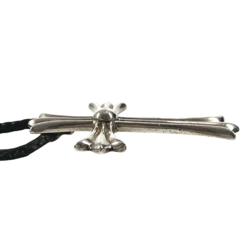 CHROME HEARTS CROSS LARGE CH クロス ラージ チョーカー ペンダント 革紐 アクセサリー ジュエリー ネックレス SV925 ユニセックス シルバー