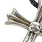 CHROME HEARTS CROSS LARGE CH クロス ラージ チョーカー ペンダント 革紐 アクセサリー ジュエリー ネックレス SV925 ユニセックス シルバー