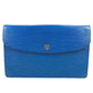 LOUIS VUITTON M52655 エピ モンテーニュ27 モンテーニュ 27 カバン フラップ クラッチバッグ セカンドバッグ エピレザー ユニセックス トレドブルー ブルー