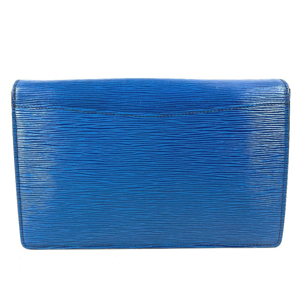 LOUIS VUITTON M52655 エピ モンテーニュ27 モンテーニュ 27 カバン フラップ クラッチバッグ セカンドバッグ エピレザー ユニセックス トレドブルー ブルー