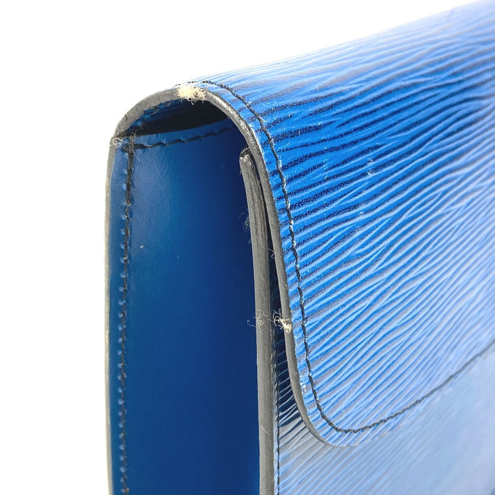 LOUIS VUITTON M52655 エピ モンテーニュ27 モンテーニュ 27 カバン フラップ クラッチバッグ セカンドバッグ エピレザー ユニセックス トレドブルー ブルー