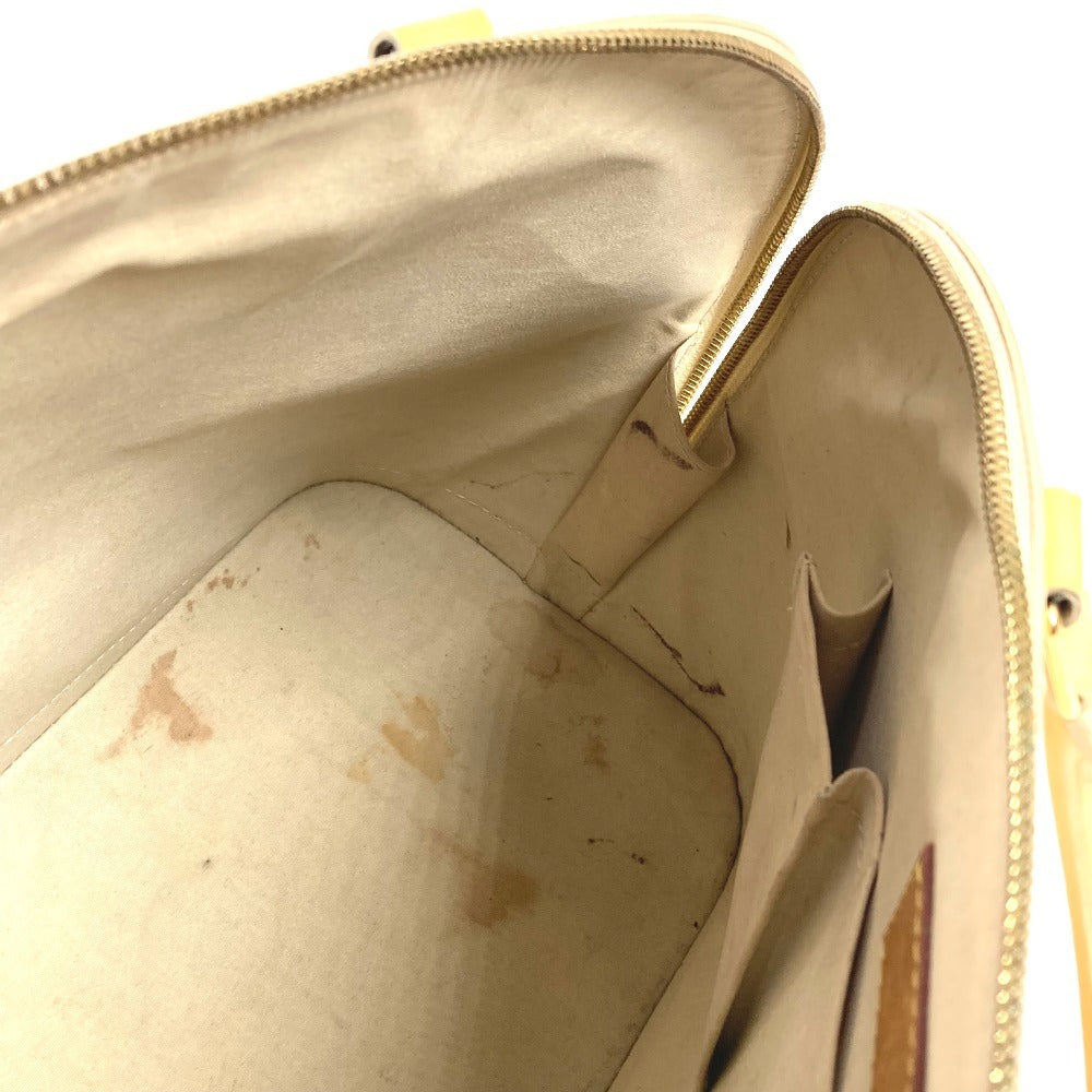 LOUIS VUITTON M91450 モノグラムヴェルニ アルマGM アルマ GM トートバッグ カバン ハンドバッグ モノグラムヴェルニキャンバス レディース ブロンコライユ ベージュ