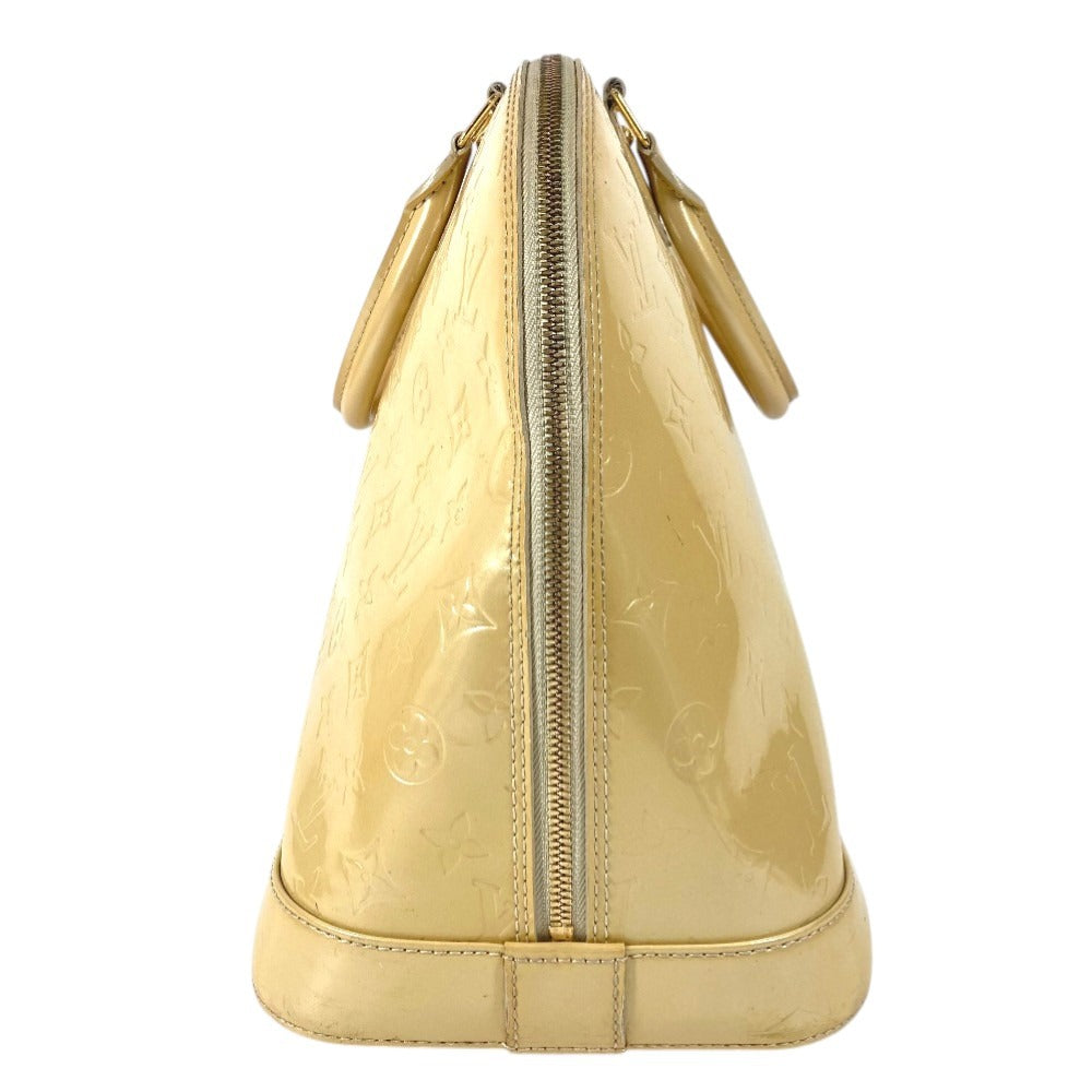 LOUIS VUITTON M91450 モノグラムヴェルニ アルマGM アルマ GM トートバッグ カバン ハンドバッグ モノグラムヴェルニキャンバス レディース ブロンコライユ ベージュ