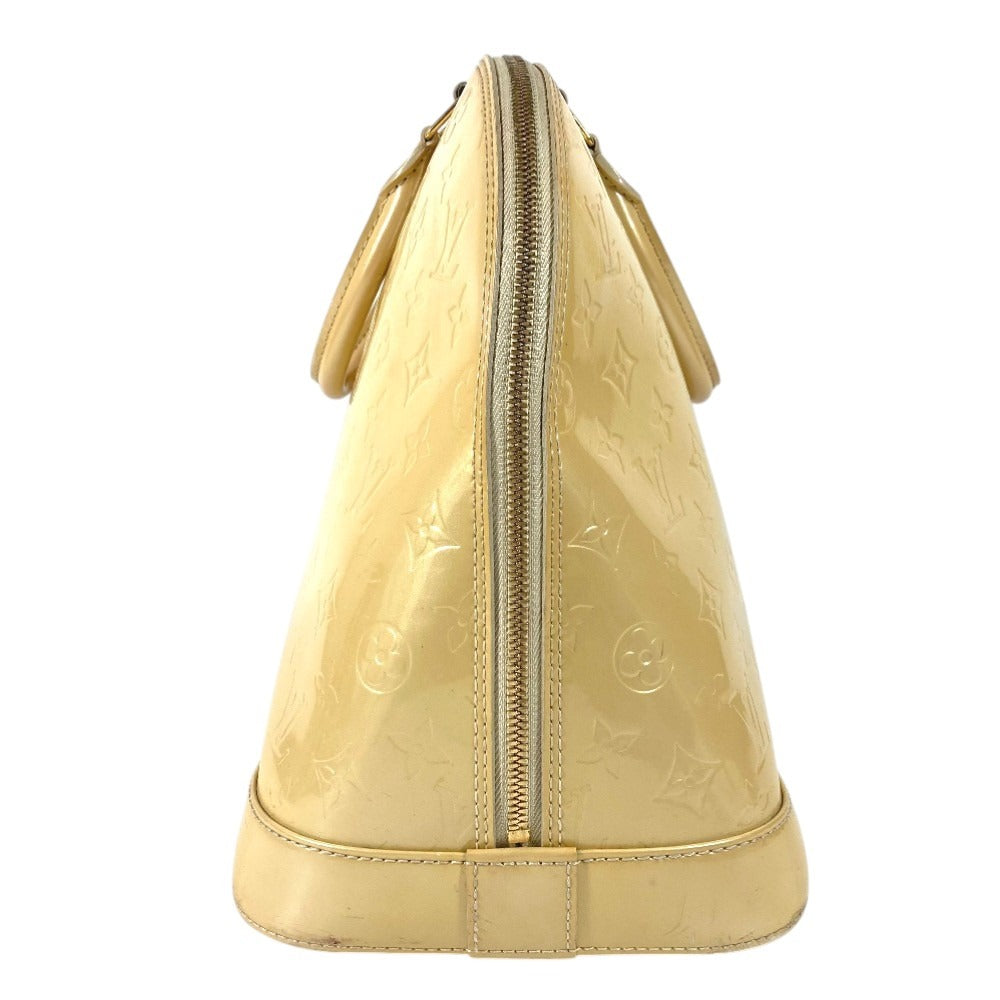 LOUIS VUITTON M91450 モノグラムヴェルニ アルマGM アルマ GM トートバッグ カバン ハンドバッグ モノグラムヴェルニキャンバス レディース ブロンコライユ ベージュ