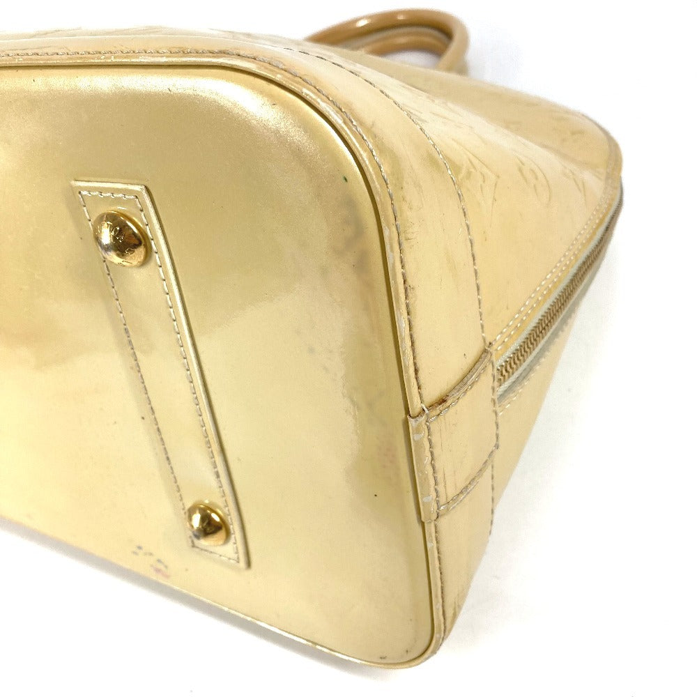 LOUIS VUITTON M91450 モノグラムヴェルニ アルマGM アルマ GM トートバッグ カバン ハンドバッグ モノグラムヴェルニキャンバス レディース ブロンコライユ ベージュ