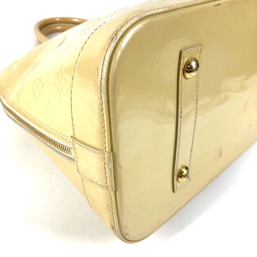 LOUIS VUITTON M91450 モノグラムヴェルニ アルマGM アルマ GM トートバッグ カバン ハンドバッグ モノグラムヴェルニキャンバス レディース ブロンコライユ ベージュ