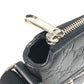 GUCCI 406410 GG Embossed Guccissima Logo Bag Crossbody Pouch Shoulder Bag Shima Leather Unisex Black