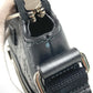 GUCCI 406410 GG Embossed Guccissima Logo Bag Crossbody Pouch Shoulder Bag Shima Leather Unisex Black