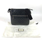 GUCCI 406410 GG Embossed Guccissima Logo Bag Crossbody Pouch Shoulder Bag Shima Leather Unisex Black