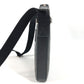 GUCCI 406410 GG Embossed Guccissima Logo Bag Crossbody Pouch Shoulder Bag Shima Leather Unisex Black