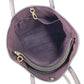 BVLGARI Collezione S.Bulgari Logo Handbag Tote Shoulder Bag Leather Unisex Metallic