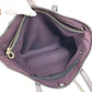 BVLGARI Collezione S.Bulgari Logo Handbag Tote Shoulder Bag Leather Unisex Metallic