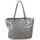 BVLGARI Collezione S.Bulgari Logo Handbag Tote Shoulder Bag Leather Unisex Metallic
