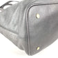 BVLGARI Collezione S.Bulgari Logo Handbag Tote Shoulder Bag Leather Unisex Metallic