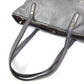 BVLGARI Collezione S.Bulgari Logo Handbag Tote Shoulder Bag Leather Unisex Metallic