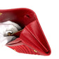PRADA 1M1437 Shoulder Bag, Shoulder Wallet, Logo, Quilted, Long Wallet, Wallet Bag, Long Wallet, Nylon, Unisex, Red