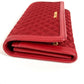 PRADA 1M1437 Shoulder Bag, Shoulder Wallet, Logo, Quilted, Long Wallet, Wallet Bag, Long Wallet, Nylon, Unisex, Red