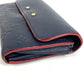 LOUIS VUITTON M62127 モノグラムアンプラント ポルトフォイユ ポンヌフ ロングウォレット フラップ 長財布 モノグラムアンプラントレザー ユニセックス マリーヌルージュ ネイビー