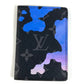 LOUIS VUITTON M81784 モノグラムエクリプス ルーム ウィズ ア ビュー オーガナイザードゥポッシュ 名刺入れ パスケース 2つ折り カードケース モノグラムエクリプスキャンバス ユニセックス ブラック