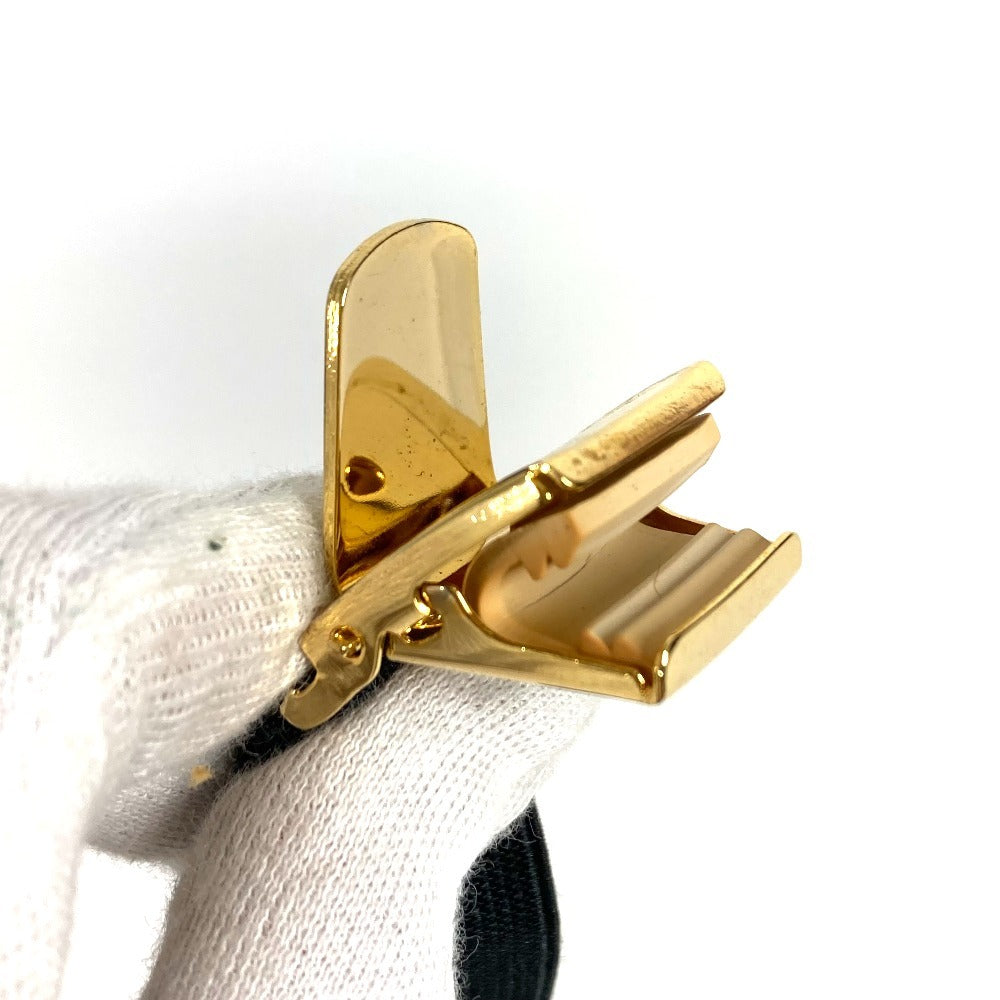 CHANEL ロゴ ヴィンテージ アームバンド 2つ セット ペア アクセサリー 袖止め 袖止め ベルト ゴム レディース ブラック