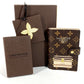 LOUIS VUITTON R20028 モノグラムトランク＆ロック アジェンダPM システム手帳 ステーショナリー 手帳カバー モノグラムキャンバス ユニセックス ブラウン