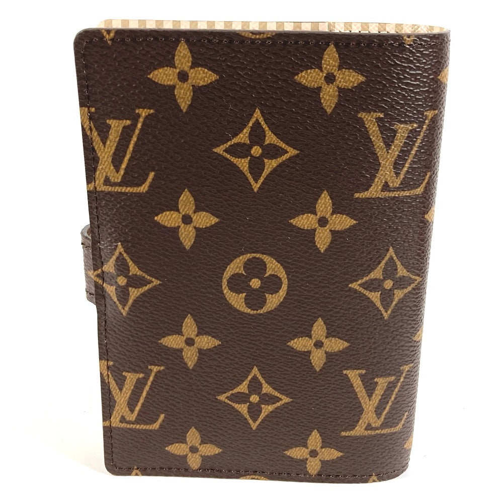 LOUIS VUITTON R20028 モノグラムトランク＆ロック アジェンダPM システム手帳 ステーショナリー 手帳カバー モノグラムキャンバス ユニセックス ブラウン