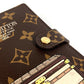 LOUIS VUITTON R20028 モノグラムトランク＆ロック アジェンダPM システム手帳 ステーショナリー 手帳カバー モノグラムキャンバス ユニセックス ブラウン