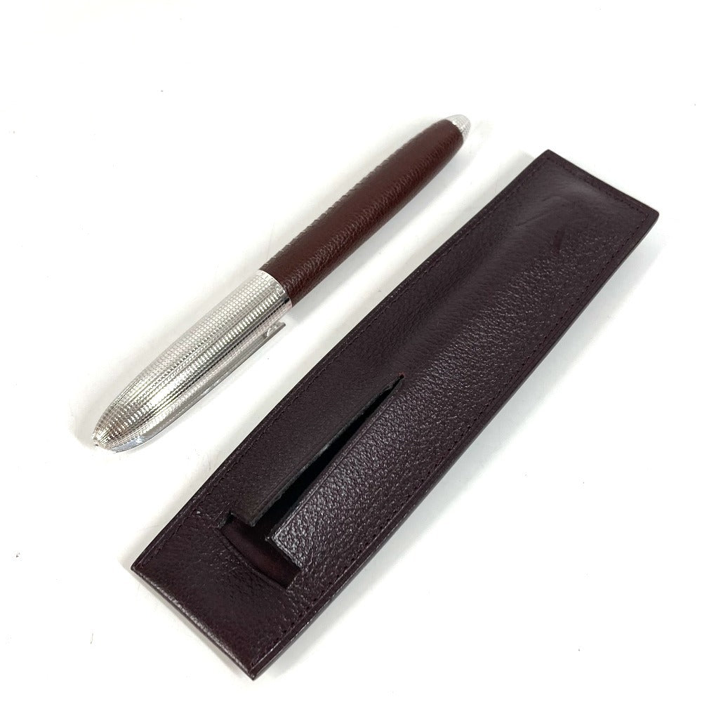 LOUIS VUITTON N75403 Ballpoint pen with pen case Pen Logo Writing instrument Stationery Ballpoint pen Unisex Brown