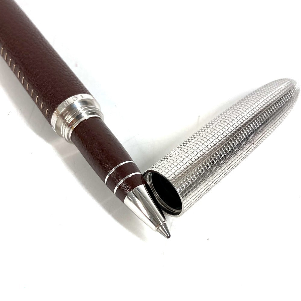 LOUIS VUITTON N75403 Ballpoint pen with pen case Pen Logo Writing instrument Stationery Ballpoint pen Unisex Brown