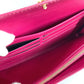 LOUIS VUITTON M90022 モノグラムイカットフラワー ポルトフォイユサラ ロングウォレット フラップ 花柄 長財布 エナメル ユニセックス ローズアンディアンピンク ピンク