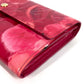 LOUIS VUITTON M90022 モノグラムイカットフラワー ポルトフォイユサラ ロングウォレット フラップ 花柄 長財布 エナメル ユニセックス ローズアンディアンピンク ピンク