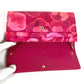 LOUIS VUITTON M90022 モノグラムイカットフラワー ポルトフォイユサラ ロングウォレット フラップ 花柄 長財布 エナメル ユニセックス ローズアンディアンピンク ピンク