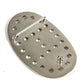 HERMES Evelyne Perforated Logo Buckle Only Buckle Buckle Belt Accessories Belt Metal Unisex Silver