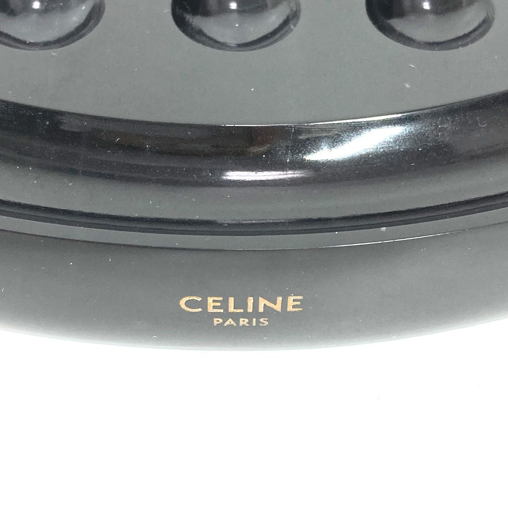 CELINE Triomphe Logo Ball Solitaire Marble Tray Interior Game Object Resin Unisex Black