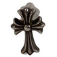 CHROME HEARTS No2 CH CRS FAT CH Cross 2 Fat Stud Earring Accessory Jewelry Earrings SV925 Unisex Silver