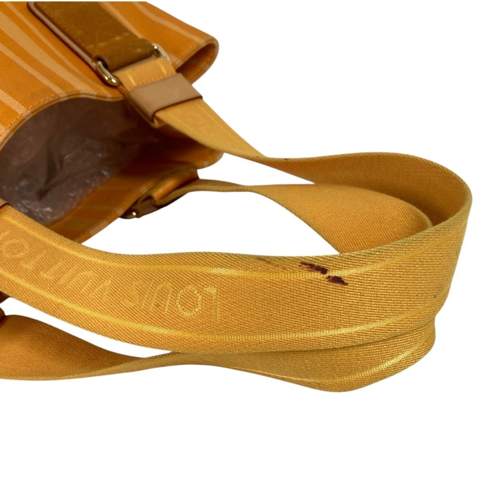 LOUIS VUITTON M94145 プランソレイユ カバPM カバ PM カバン 肩掛け トートバッグ ショルダーバッグ キャンバス ユニセックス イエロー