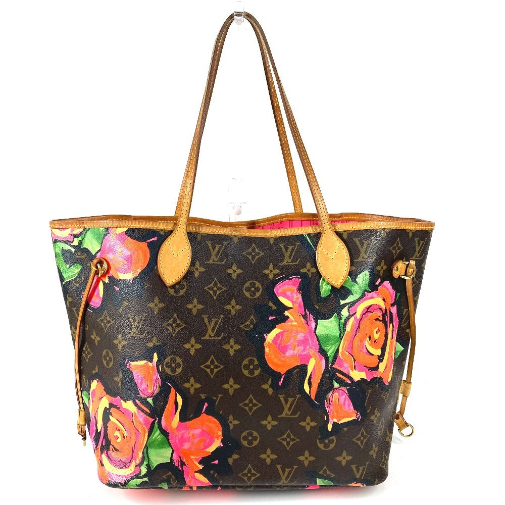 LOUIS VUITTON M48613 モノグラム ローズ 薔薇 ネヴァーフルMM ネヴァーフル MM ショルダーバッグ 肩掛け トートバッグ モノグラムキャンバス レディース ピンク