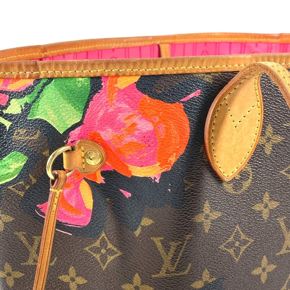 LOUIS VUITTON M48613 モノグラム ローズ 薔薇 ネヴァーフルMM ネヴァーフル MM ショルダーバッグ 肩掛け トートバッグ モノグラムキャンバス レディース ピンク