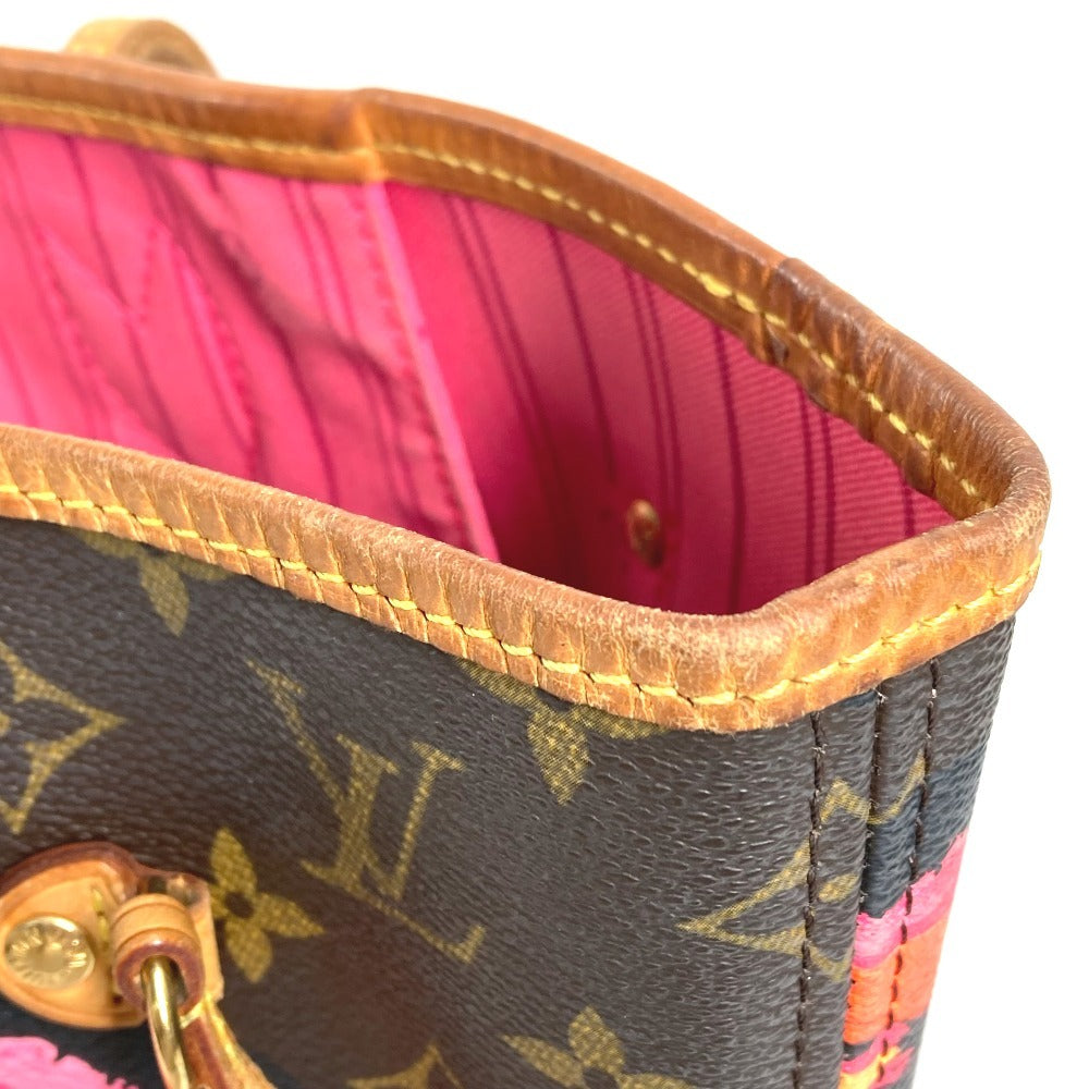 LOUIS VUITTON M48613 モノグラム ローズ 薔薇 ネヴァーフルMM ネヴァーフル MM ショルダーバッグ 肩掛け トートバッグ モノグラムキャンバス レディース ピンク