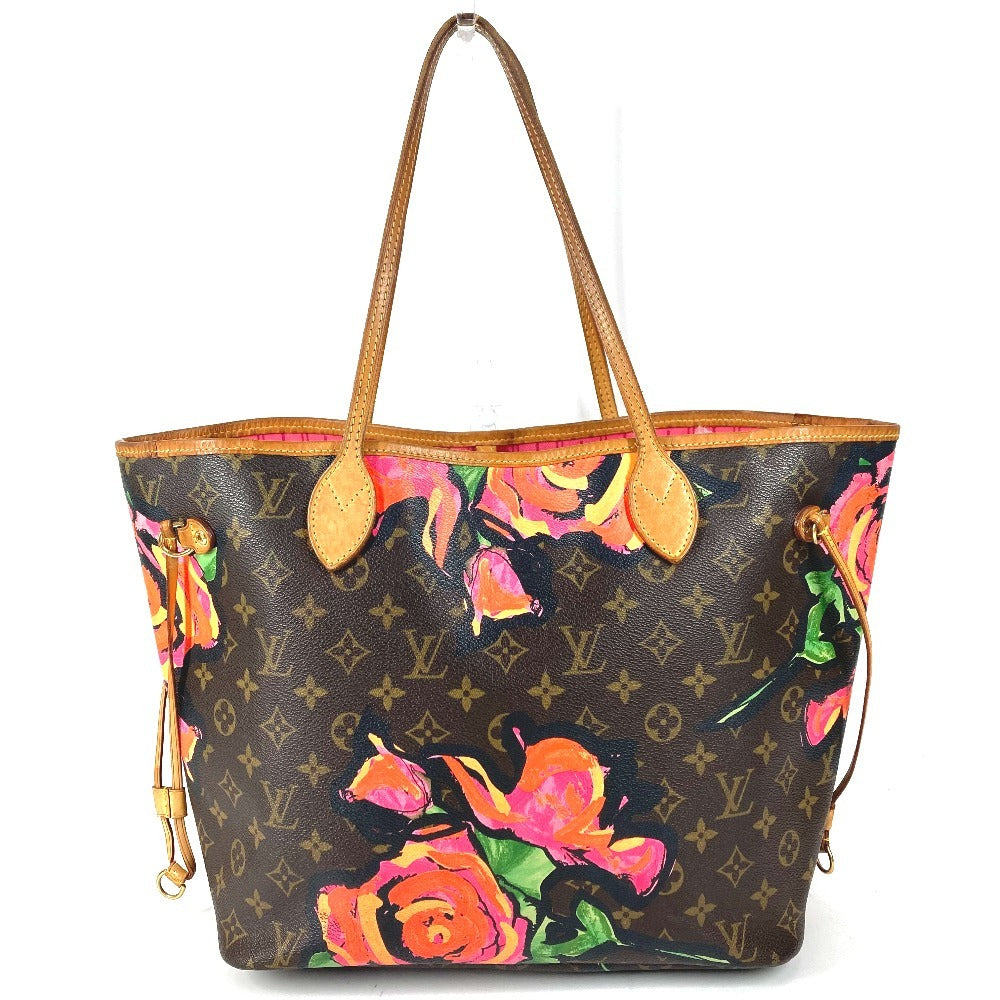 LOUIS VUITTON M48613 モノグラム ローズ 薔薇 ネヴァーフルMM ネヴァーフル MM ショルダーバッグ 肩掛け トートバッグ モノグラムキャンバス レディース ピンク