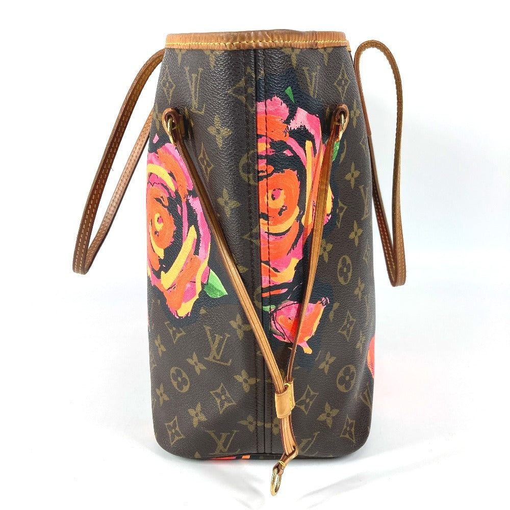 LOUIS VUITTON M48613 モノグラム ローズ 薔薇 ネヴァーフルMM ネヴァーフル MM ショルダーバッグ 肩掛け トートバッグ モノグラムキャンバス レディース ピンク
