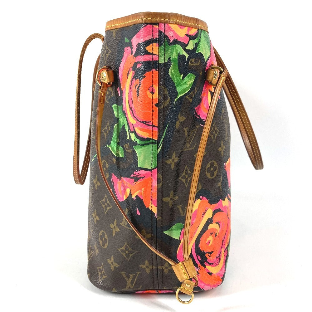 LOUIS VUITTON M48613 モノグラム ローズ 薔薇 ネヴァーフルMM ネヴァーフル MM ショルダーバッグ 肩掛け トートバッグ モノグラムキャンバス レディース ピンク